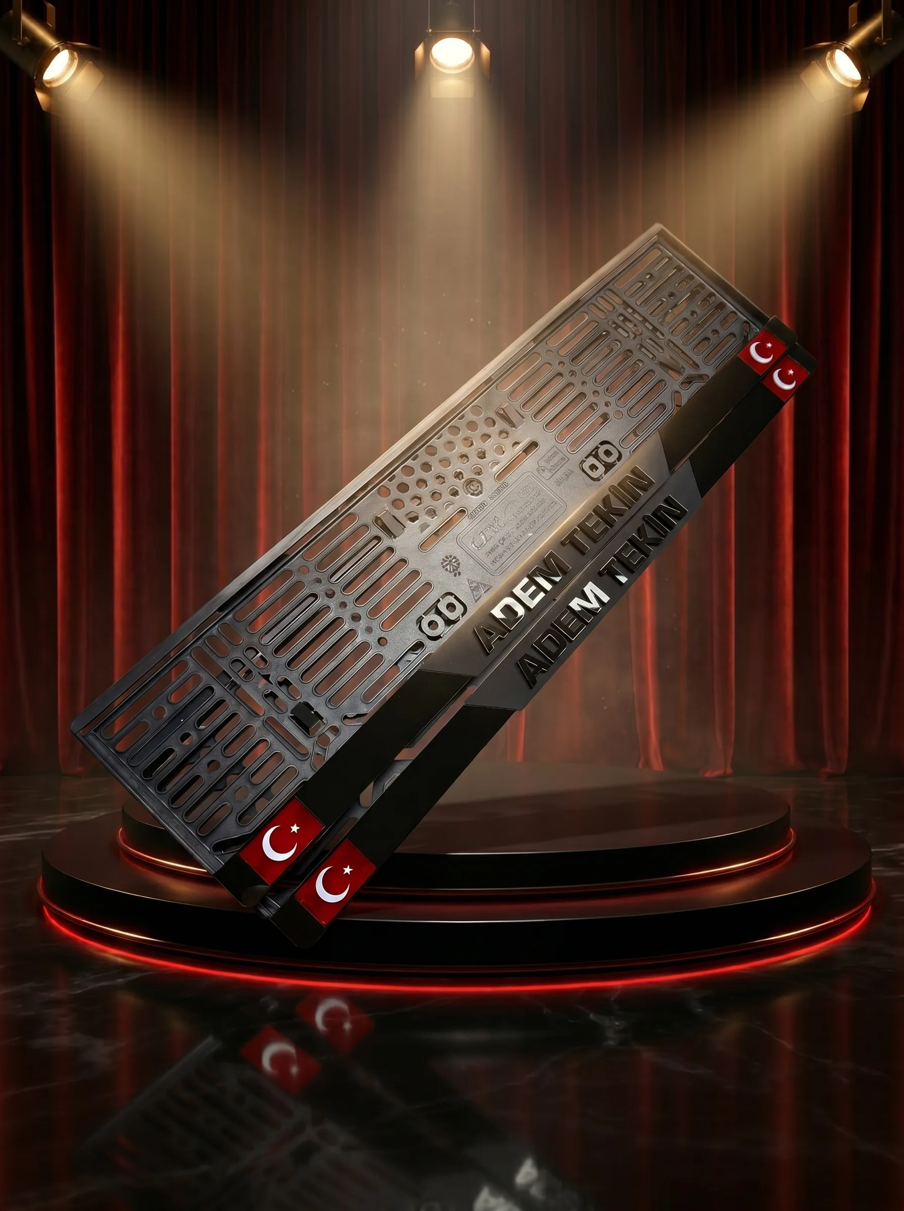 Premium plakalık model görseli